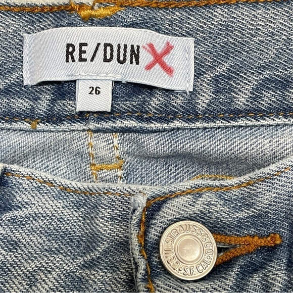 RE/DUN x Levi’s Straight Skinny Distressed Jean Size 26 NWOT - Picture 10 of 10